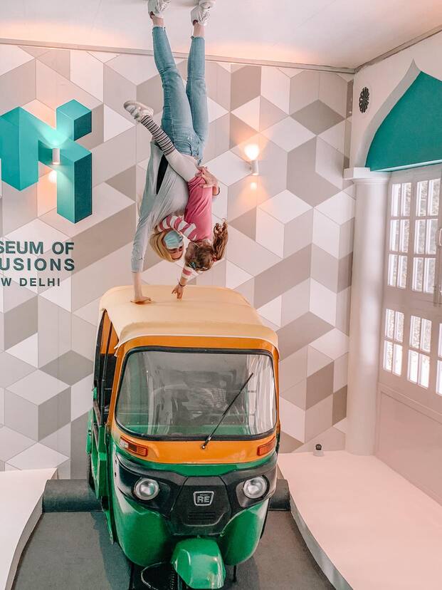 museum of illusions new delhi things to do in New Delhi India with toddlers