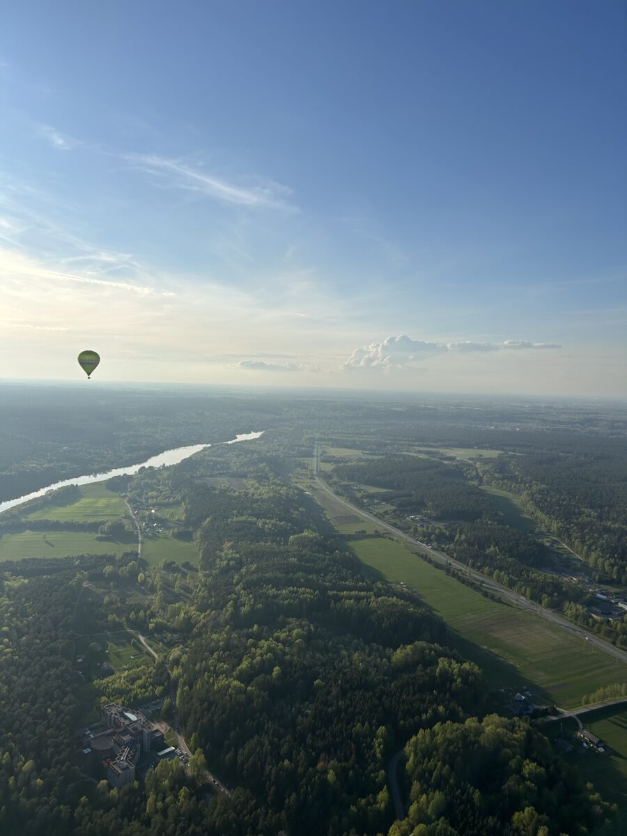 birstonas hot air balloon flight