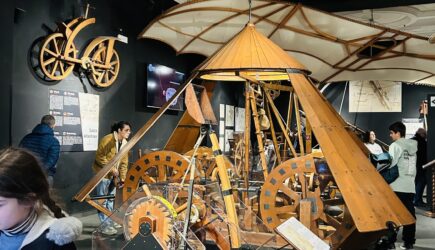Leonardo da Vinci Museum in Florence interactive exhibits with kids