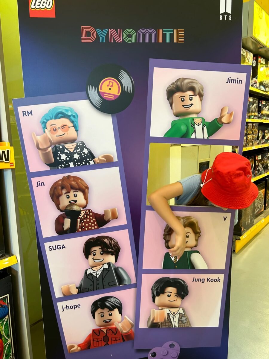 Lego store at Legoland Malaysia with kids