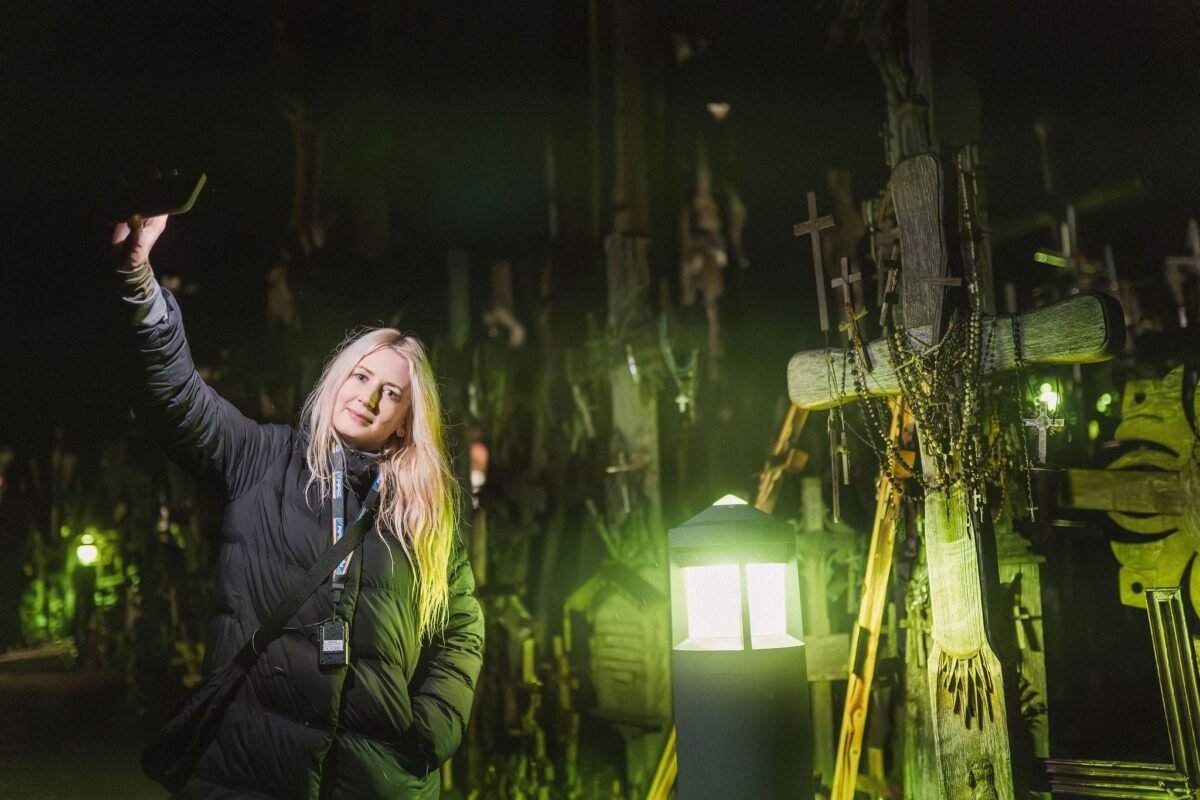 Hill of crosses Lithuania Europe