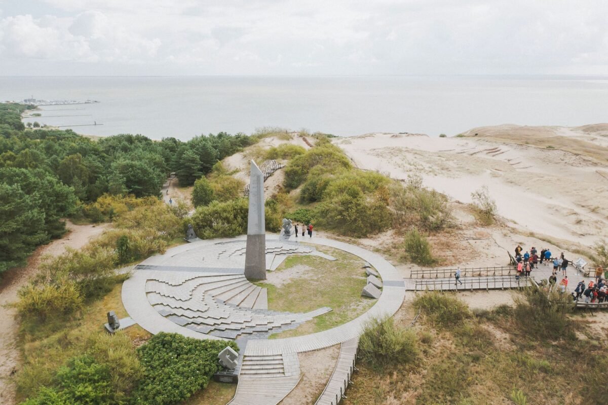 Sundial Nida Lithuania Baltic coast