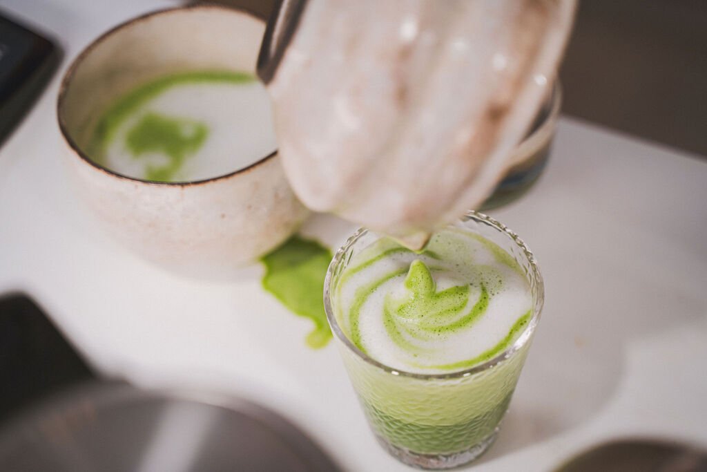 matcha latte in Lithuania