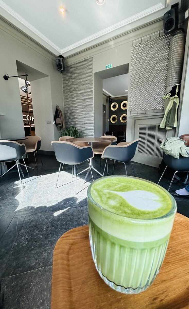 Huracan matcha latte Lithuania