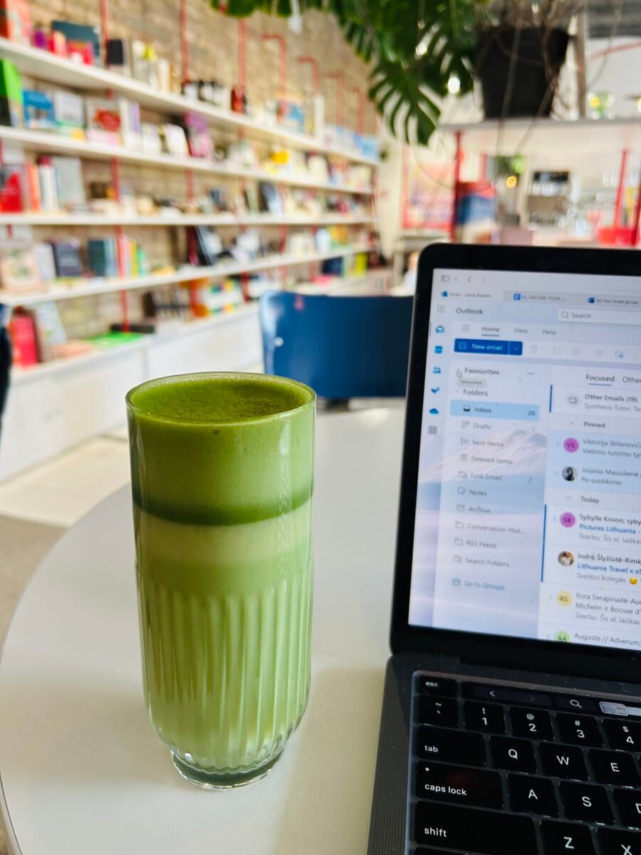 Rastine matcha in Vilnius Lithuania