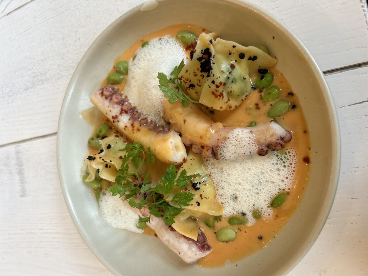 Monai octopus dish Klaipeda